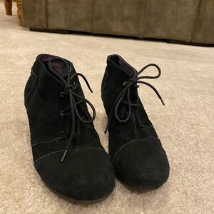 Bobs black heel boot, size 8.5